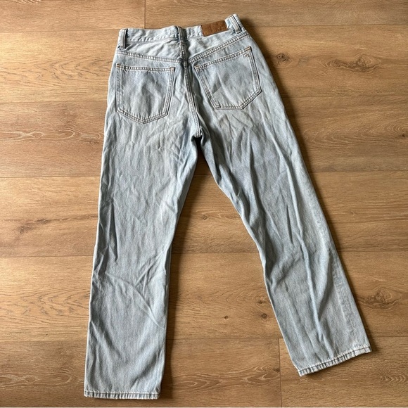 Madewell ‘90s Straight Crop Jeans Fitzgerald Wash Sz 25 - Picture 16 of 16